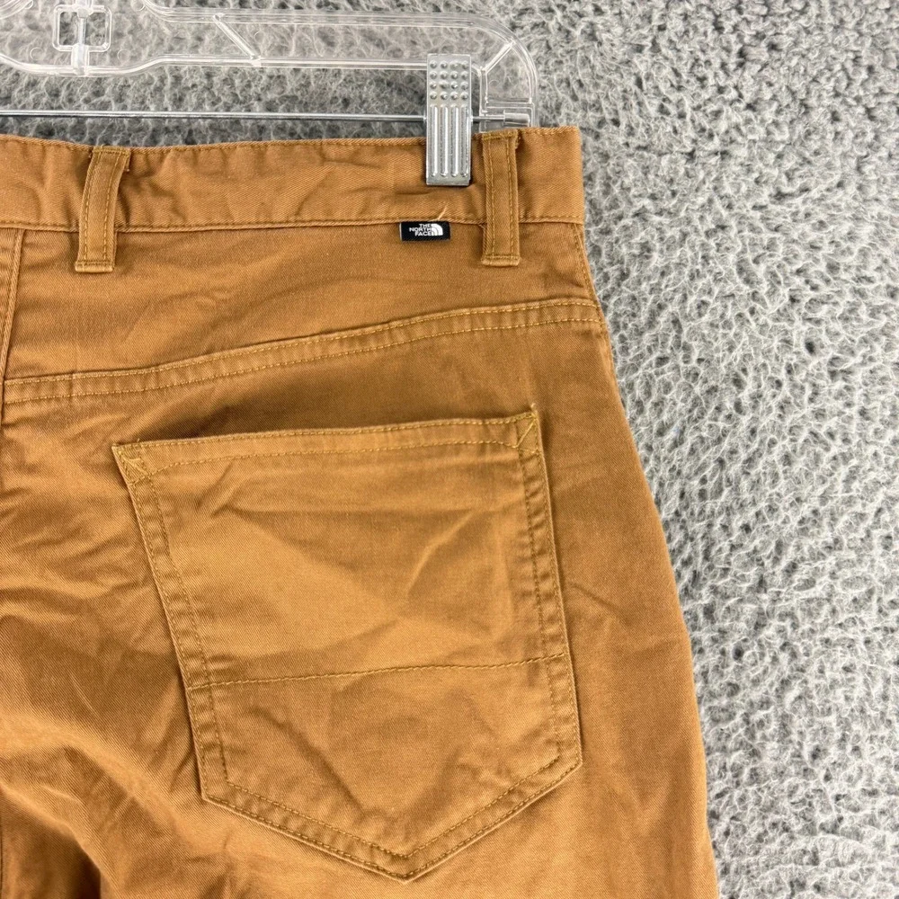 The North Face Motion Pants Men's 30 Brown Stretch Chino Hiking Outdoor Trousers